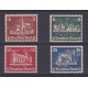 ALEMANIA 1935 Yv 535/8 SERIE COMPLETA DE ESTAMPILLAS CENTRO DEL BLOQUE OSTROPA RARISIMAS Y DE LUJO 200 EUROS